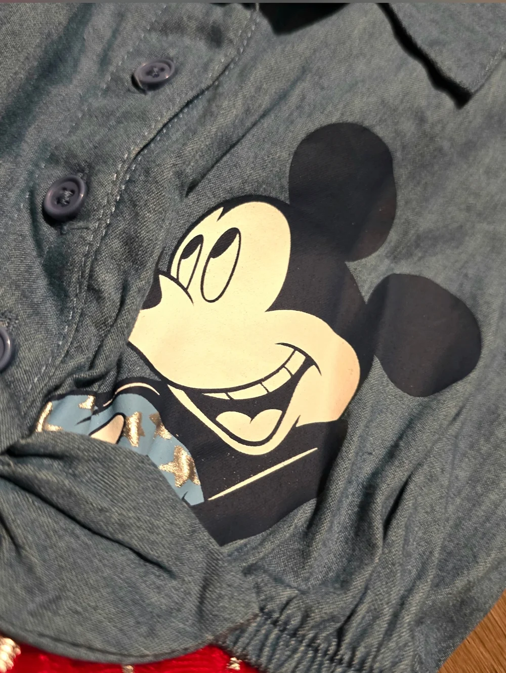 Disney Mickey Mouse Patriotic Dress‎ Red White Blue NWT Size 3T